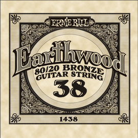 Струна для акустичних гітар ERNIE BALL .038 Earthwood P01438, image 